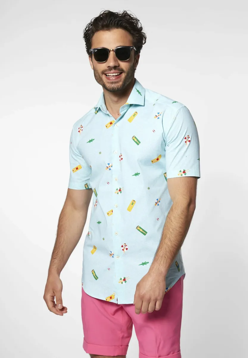 POOL LIFE - Hemd - blue