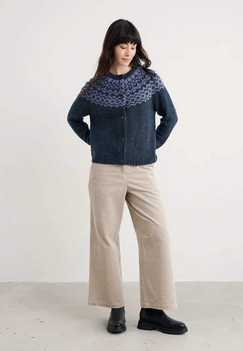 PORT KINNIS - Strickjacke - navy - wag tail maritime bilberry