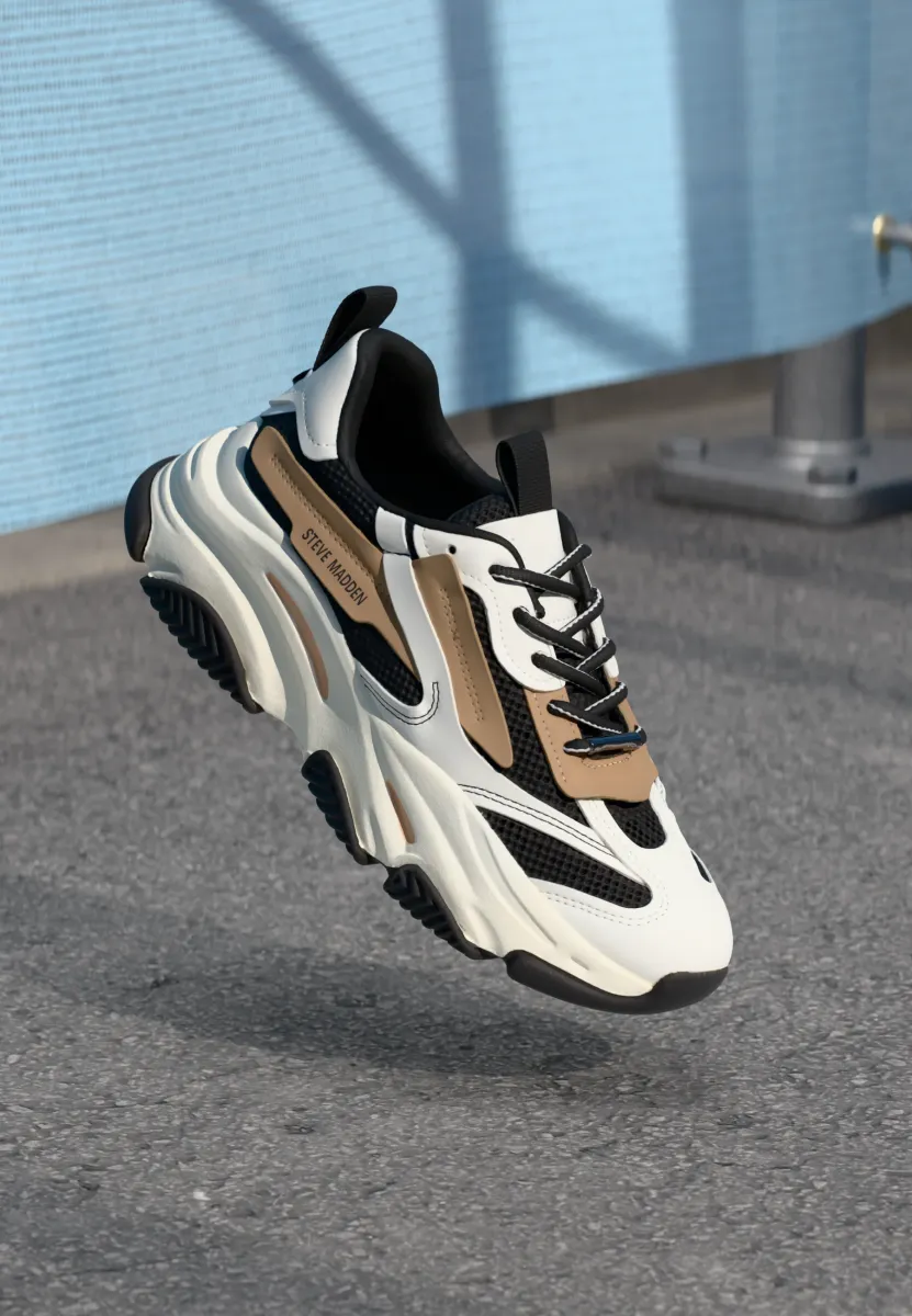 POSSESSION - Sneaker low - black/tan