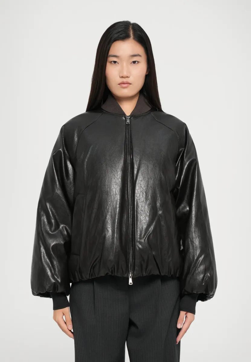 POTENTE - Kunstlederjacke - cioccolato
