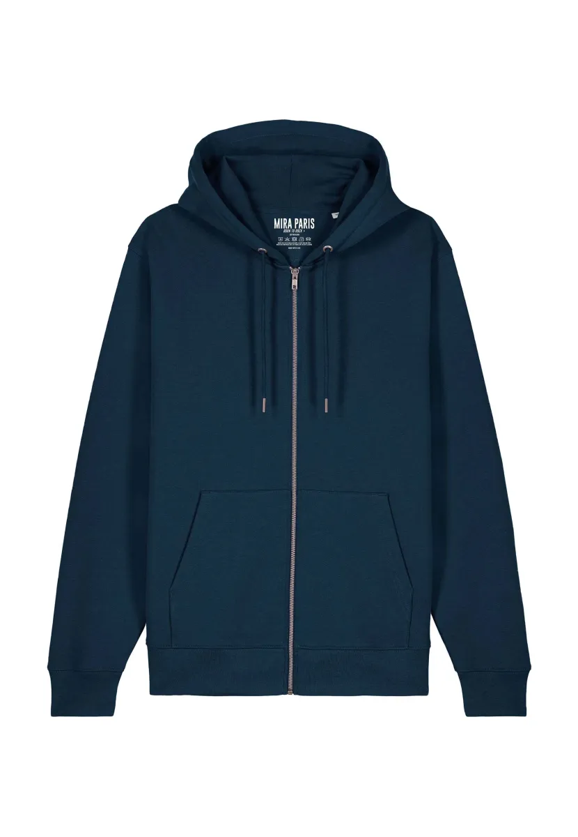 POUR LA VIE BACK PRINT - Sweatjacke - dark blue