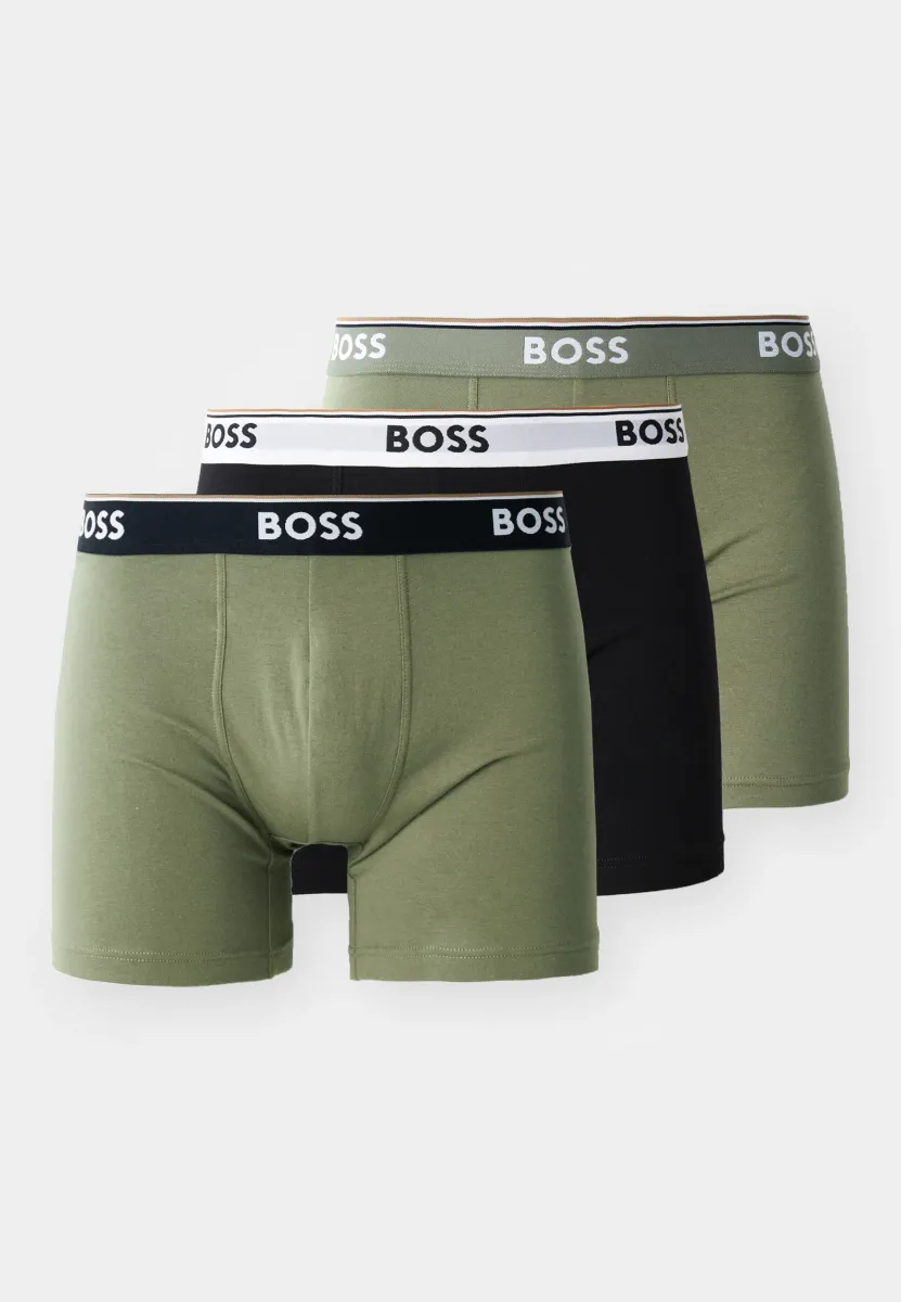 POWER 3 PACK - Boxer Briefs - olive/black