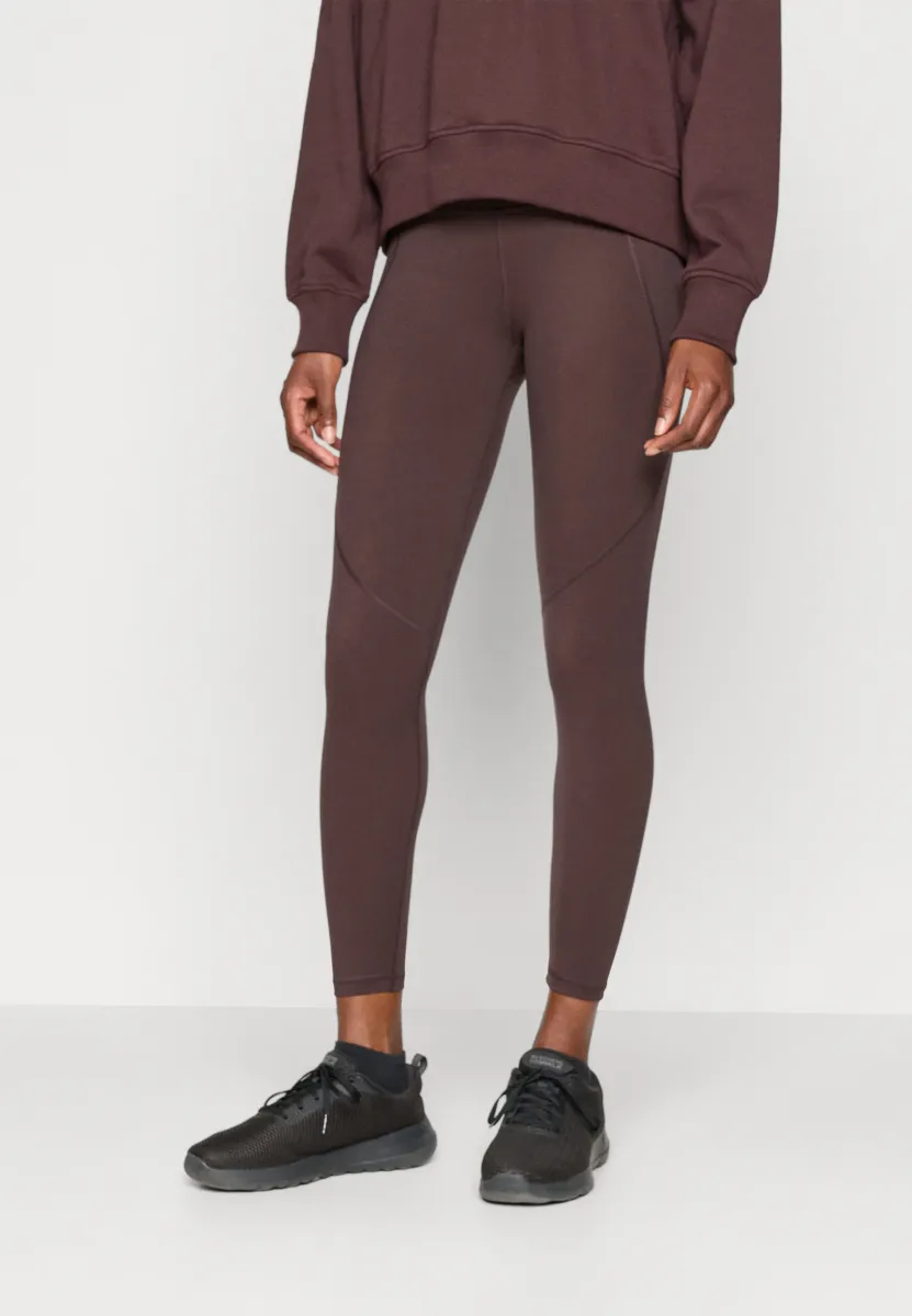POWER 7/8 WORKOUT LEGGINGS - Tights - sable brown