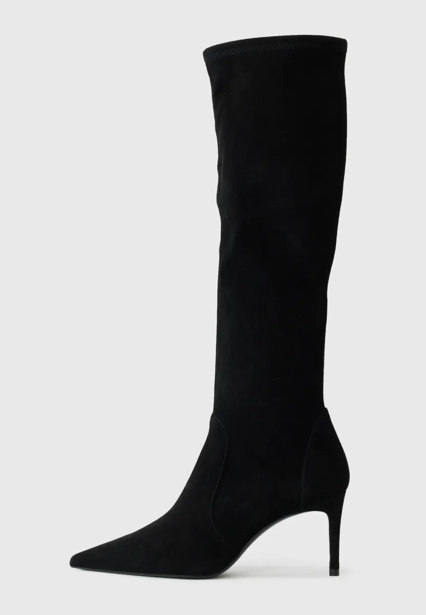 POWER BOOT - High Heel Stiefel - black