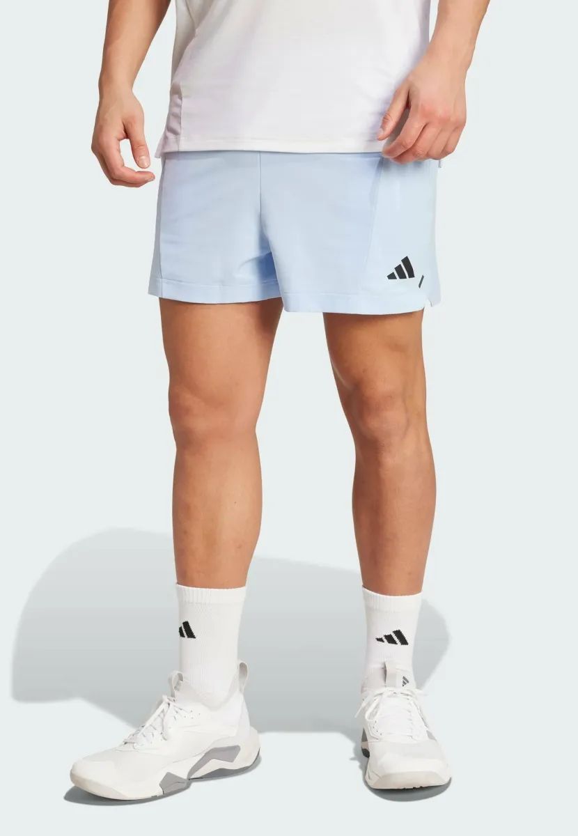 POWER SHORT - Kurze Sporthose - glow blue