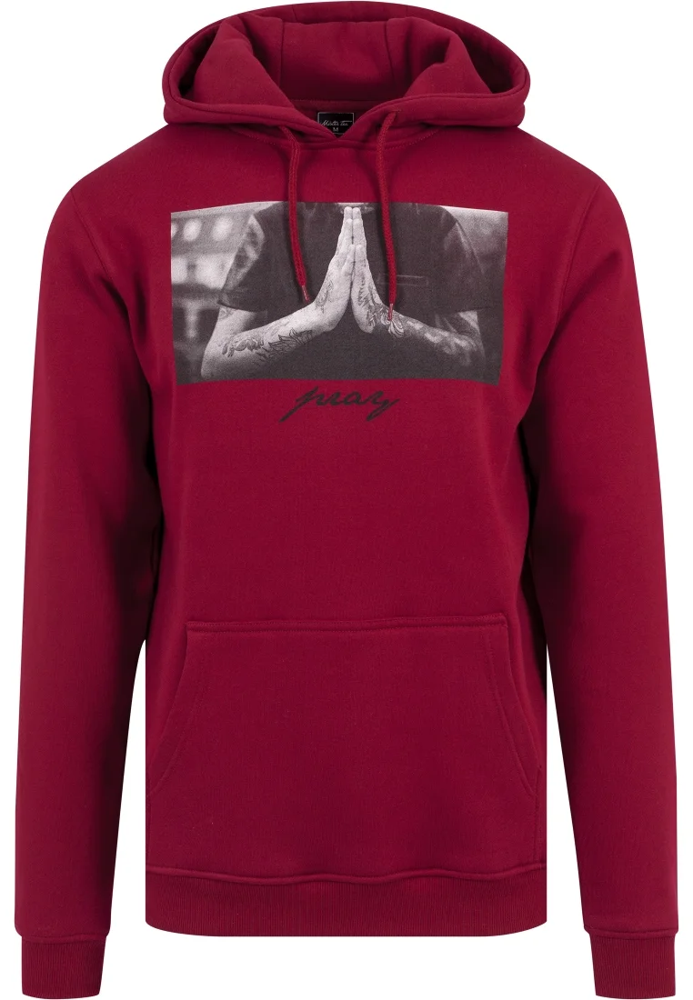 PRAY - Kapuzenpullover - ruby