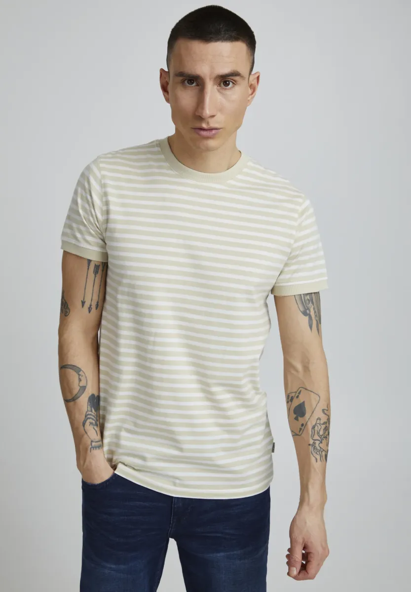 PRBENNET - T-Shirt basic - oatmeal