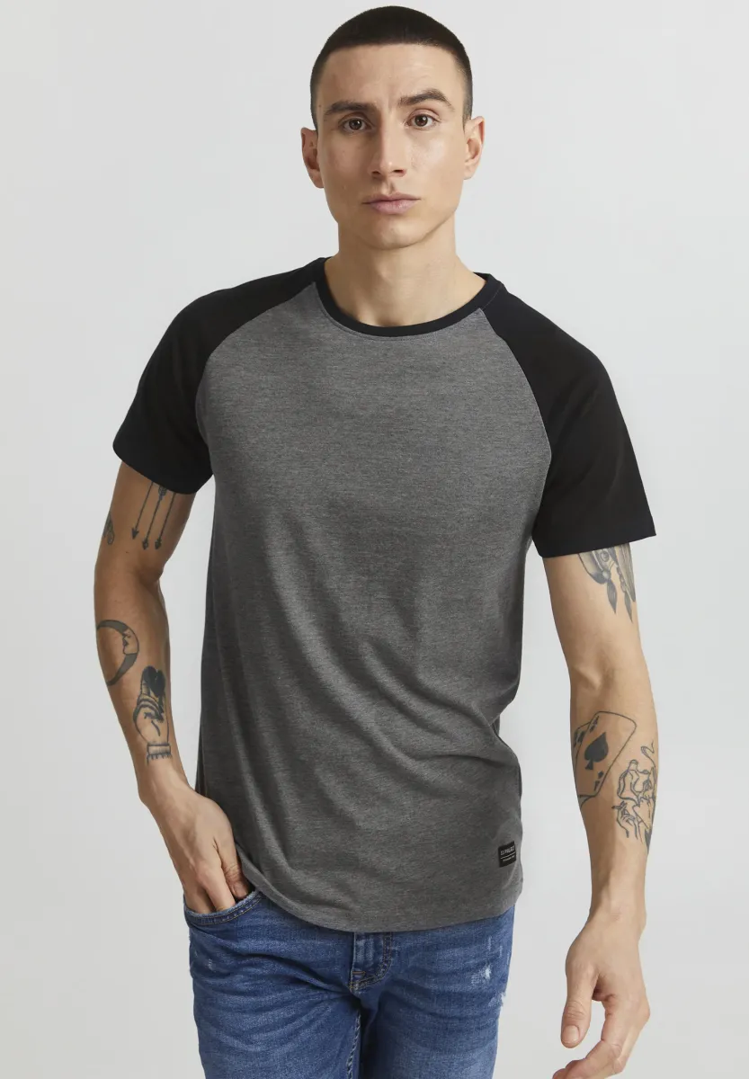 PRBo - T-Shirt print - gray melange