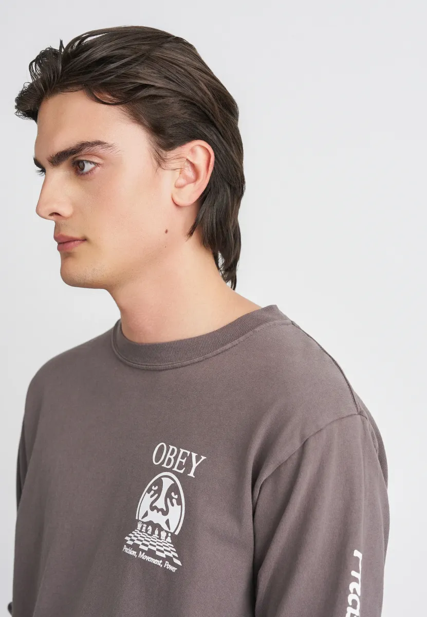 PRECISION - Langarmshirt - pigment dusty black