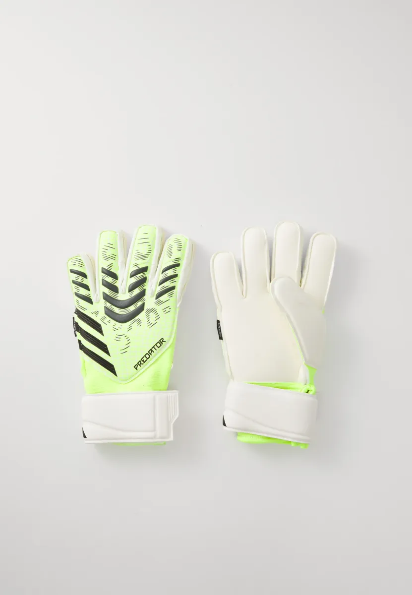 PREDATOR GLOVE MATCH FINGERSAVE - Torwarthandschuh - lucid lemon/white/black
