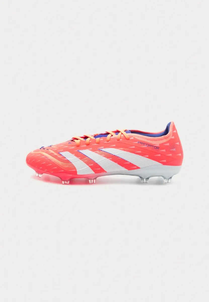 PREDATOR PRO FIRM GROUND FOOTBALL BOOTS - Fußballschuhe für festen Untergrund - signal coral/footwear white/beam orange
