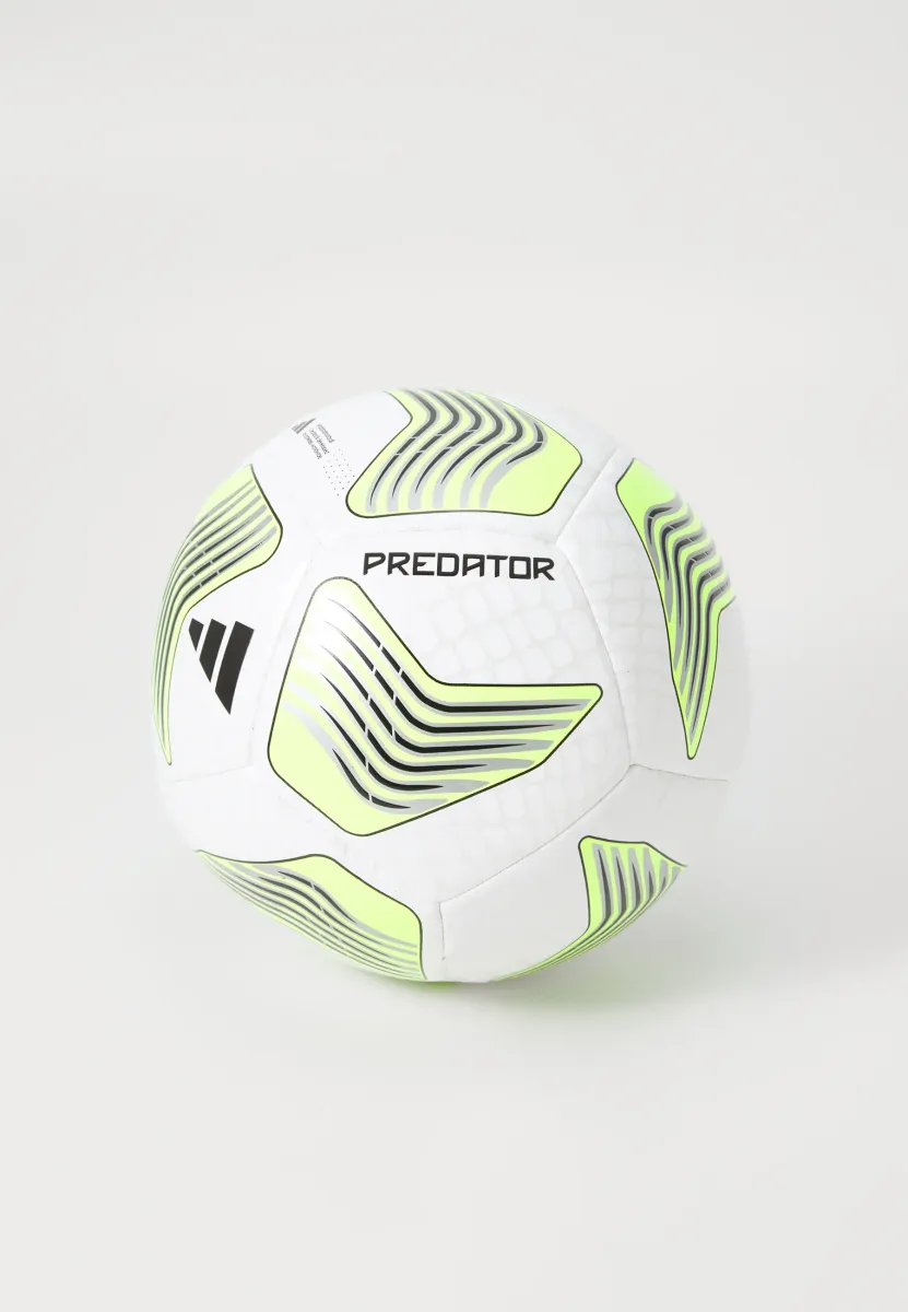 PREDATOR TRAINING BALL - Fußball - white/lucid lemon/black