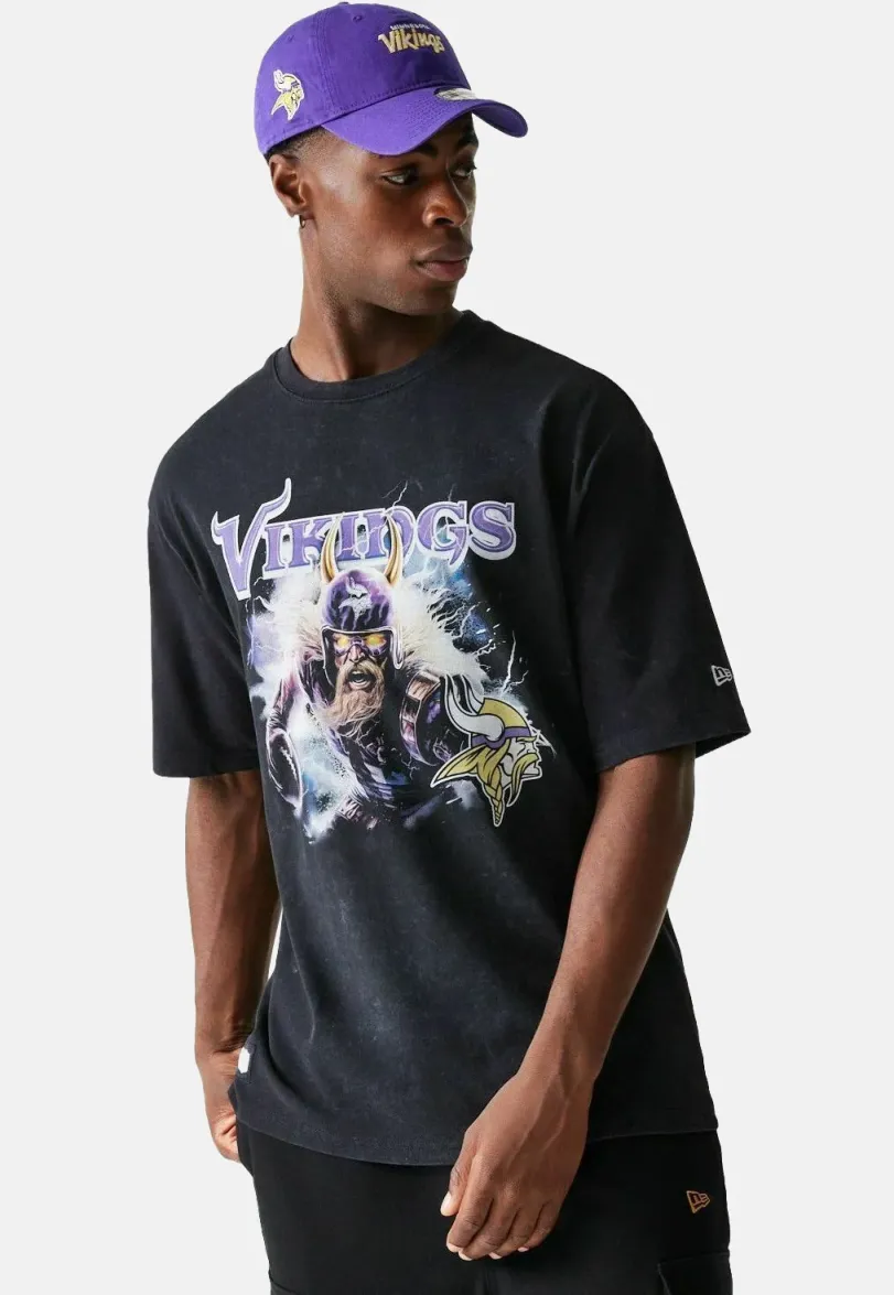 PREMIUM MINNESOTA VIKINGS - T-Shirt print - noir