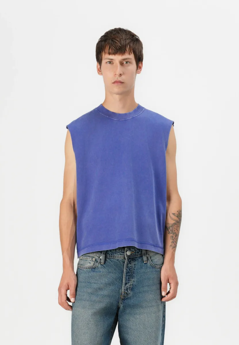 PREMIUM TANK - Top - dark blue