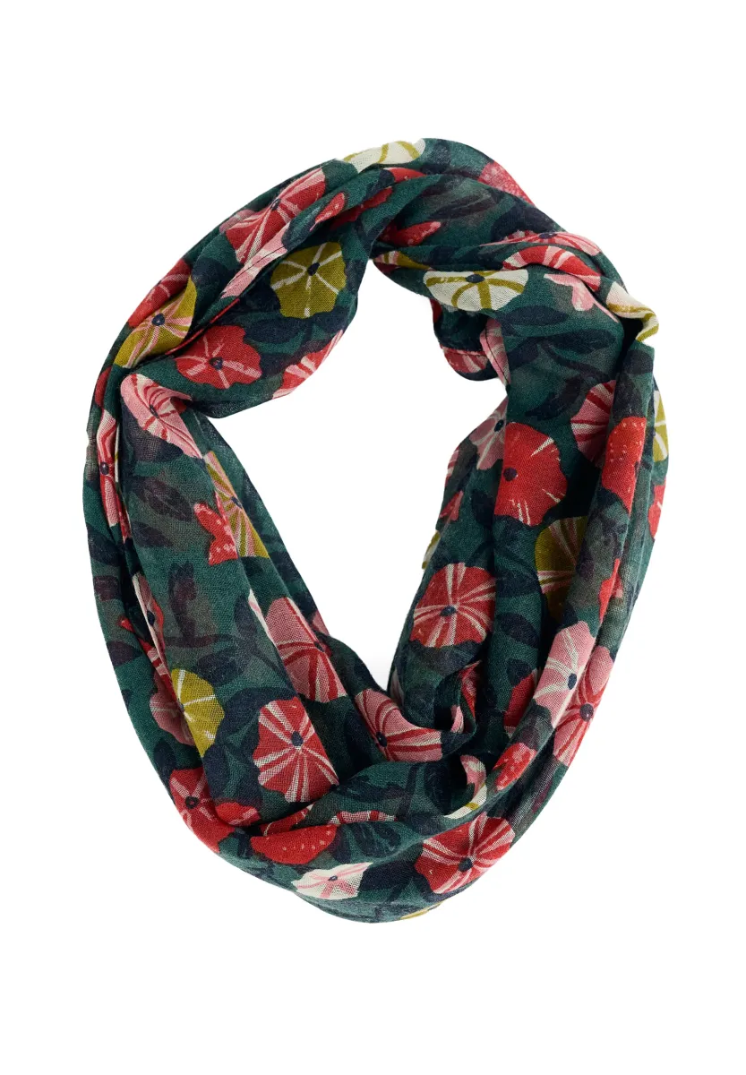 PRETTY CIRCLE - Schlauchschal - multi winding petunias grove