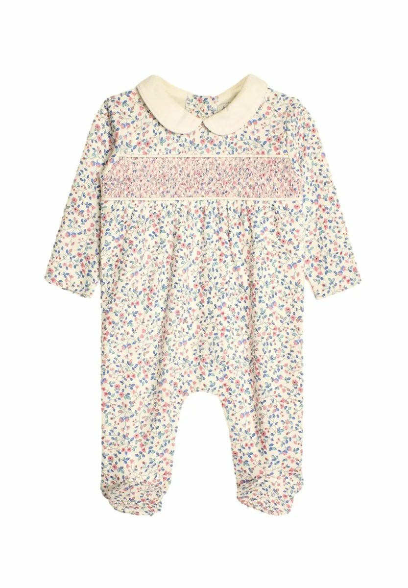PRETTY SMOCKED- REGULAR FIT - Strampler - cream