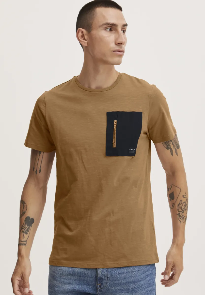 PRFrode - T-Shirt basic - tobacco brown