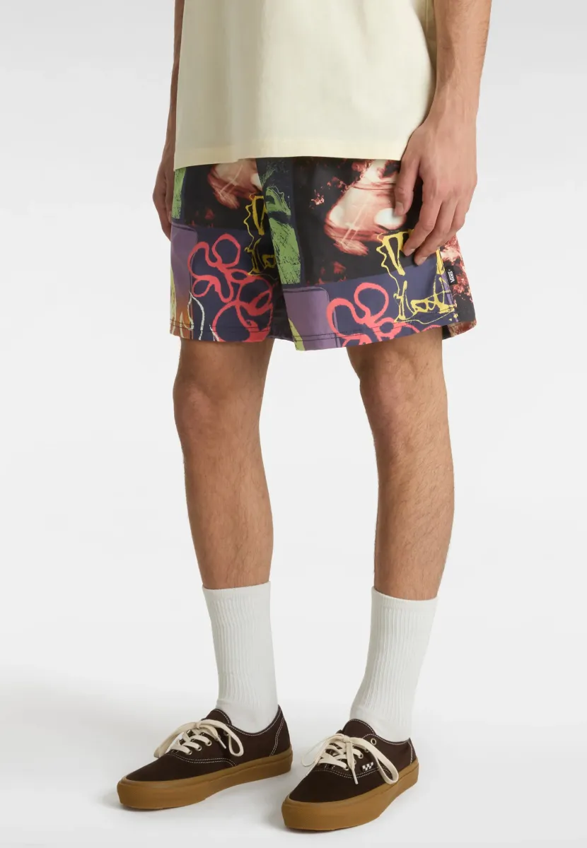 PRIMARY CRAZY PRINT LOOSE FIT BOARD - Badeshorts - parisian night