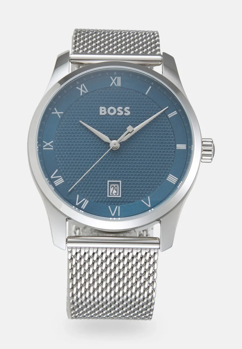 PRINCIPLE - Uhr - silver-coloured/blue