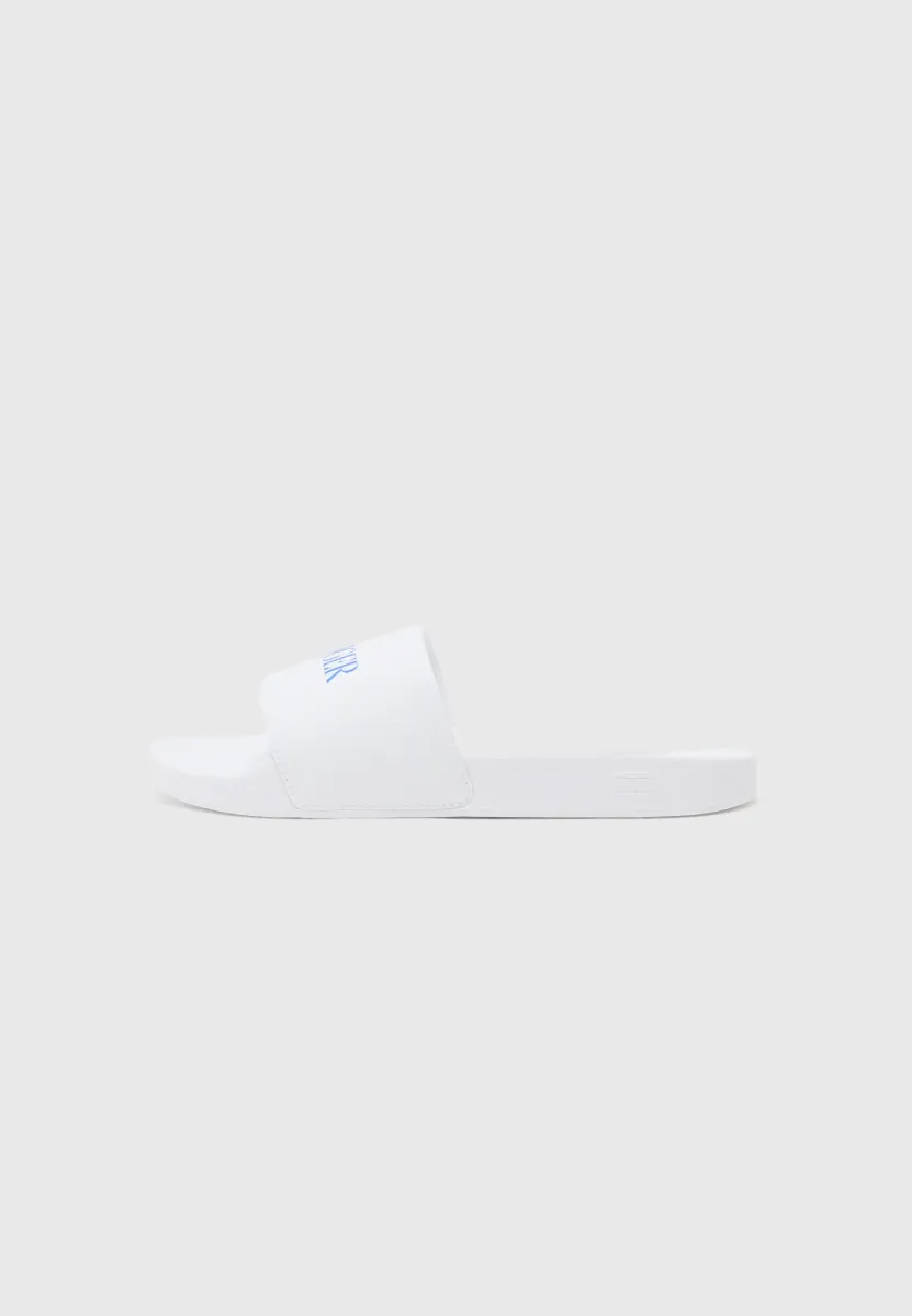 PRINT TUMBLE POOL SLIDE - Pantolette flach - white