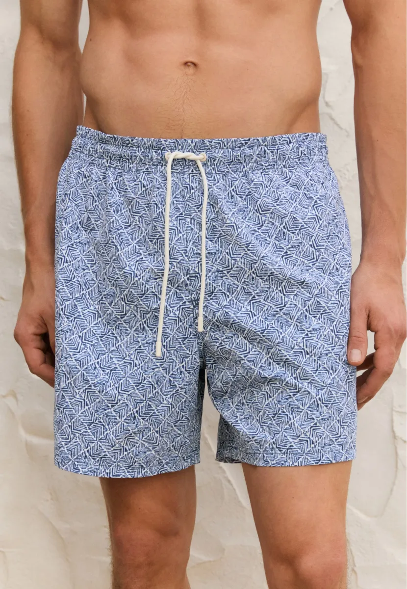 PRINTED - Badeshorts - dark blue