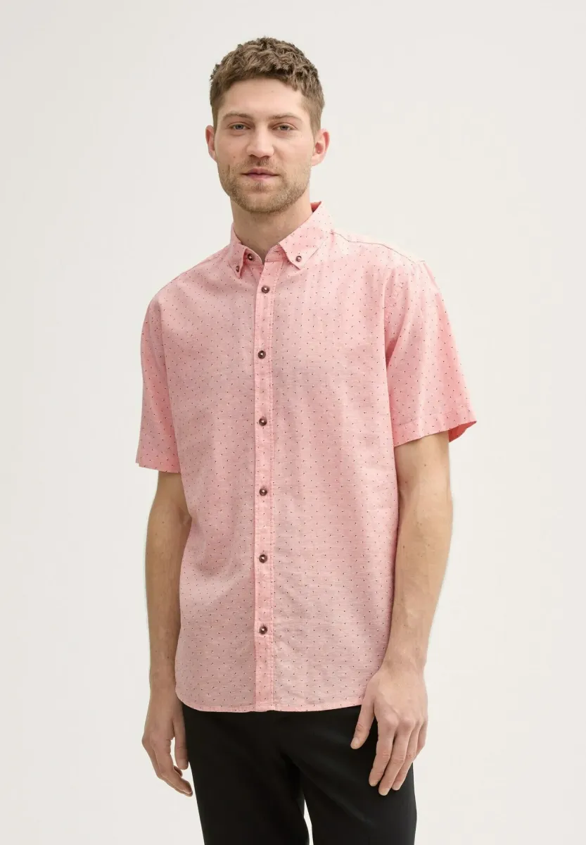 PRINTED  - Hemd - coral dot design