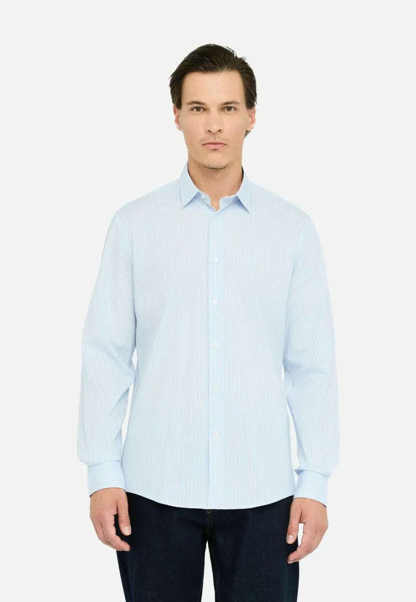 PRINTED - Hemd - light blue