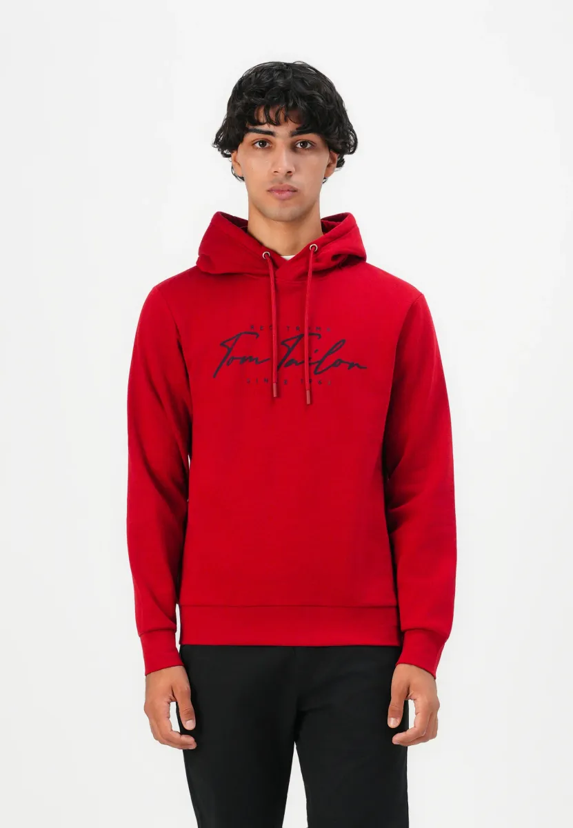 PRINTED HOODIE - Sweatshirt - coach red