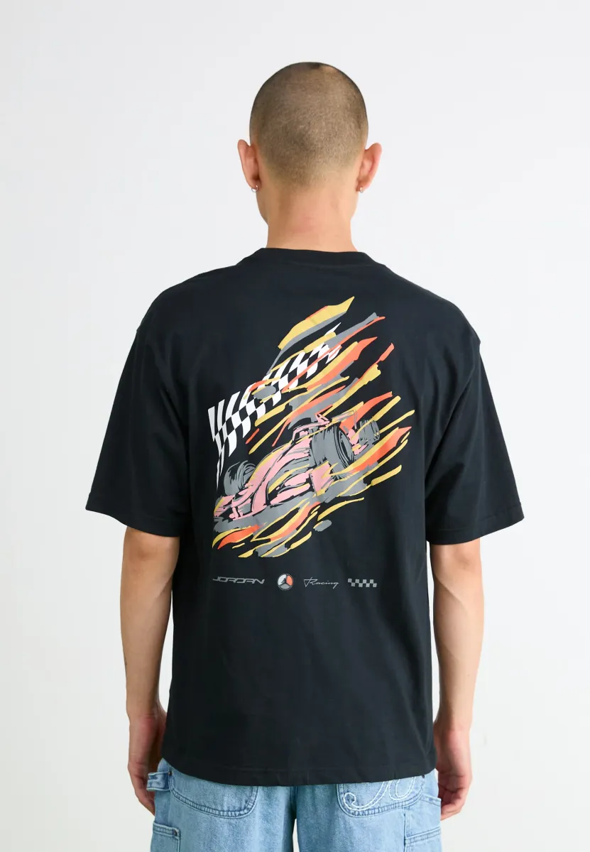 PRIX CREW - T-Shirt print - black/white