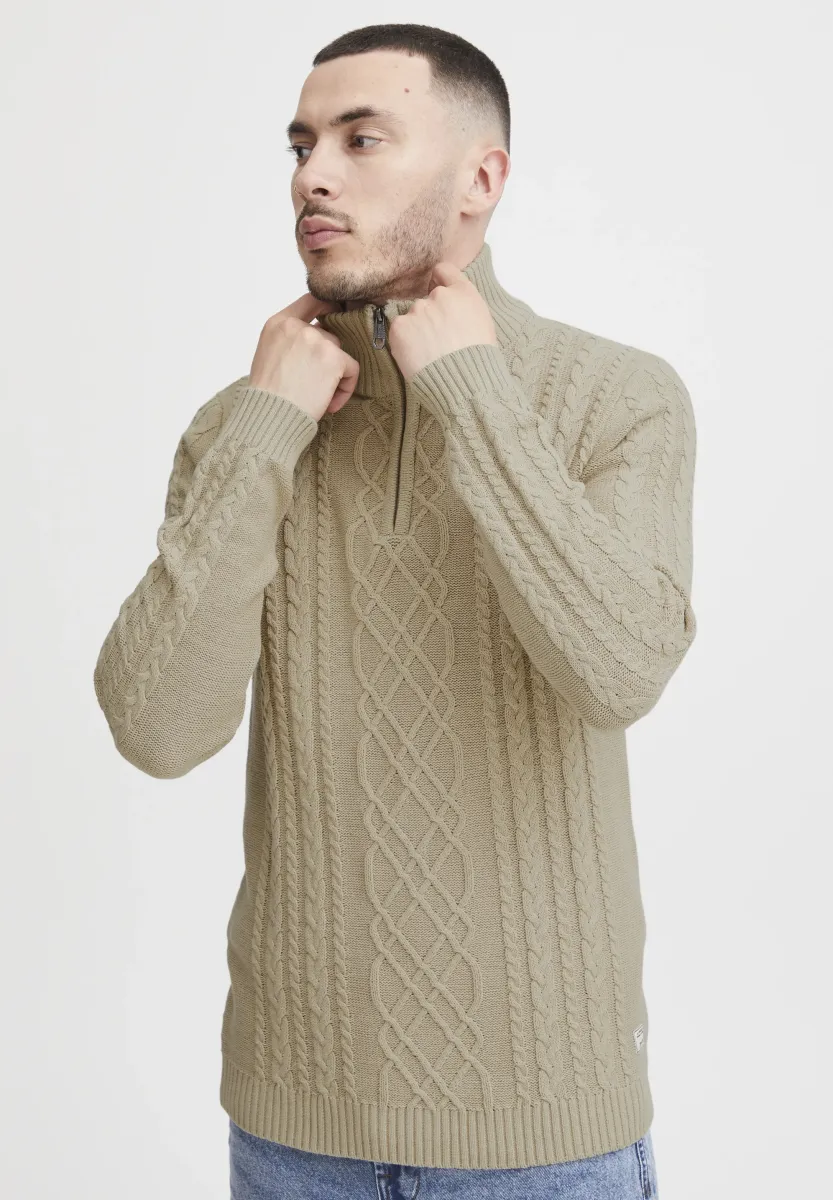 PRJAMELIEN - Strickpullover - humus