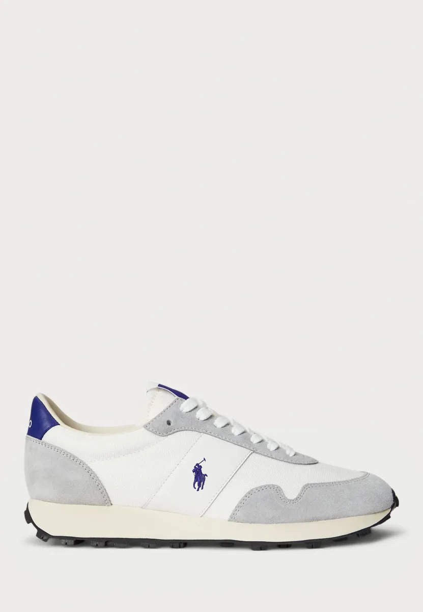 PRL TRAIL 125 SUEDE-PANELED SNEAKER - Sneaker low - grey/royal