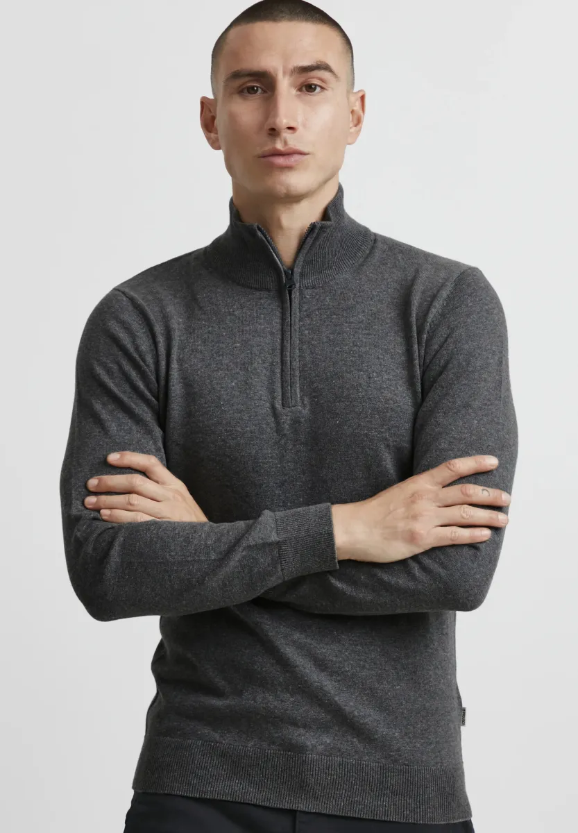 PRMelville - Strickpullover - pewter mix