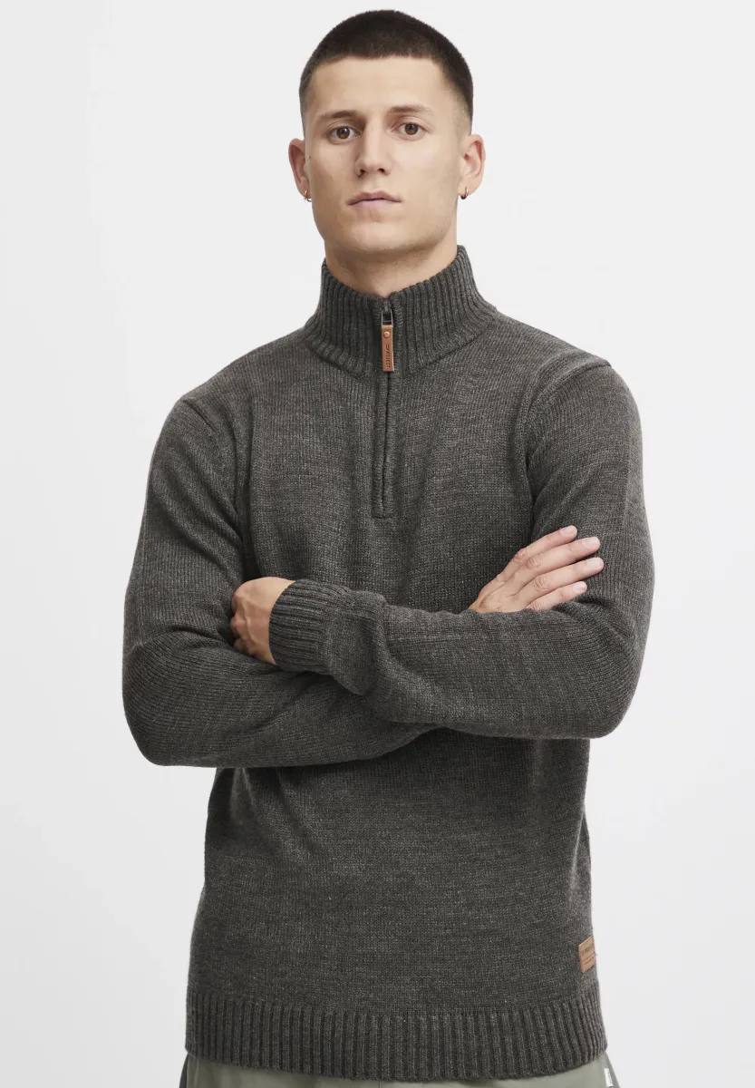 PRNoan - Strickpullover - dark grey melange