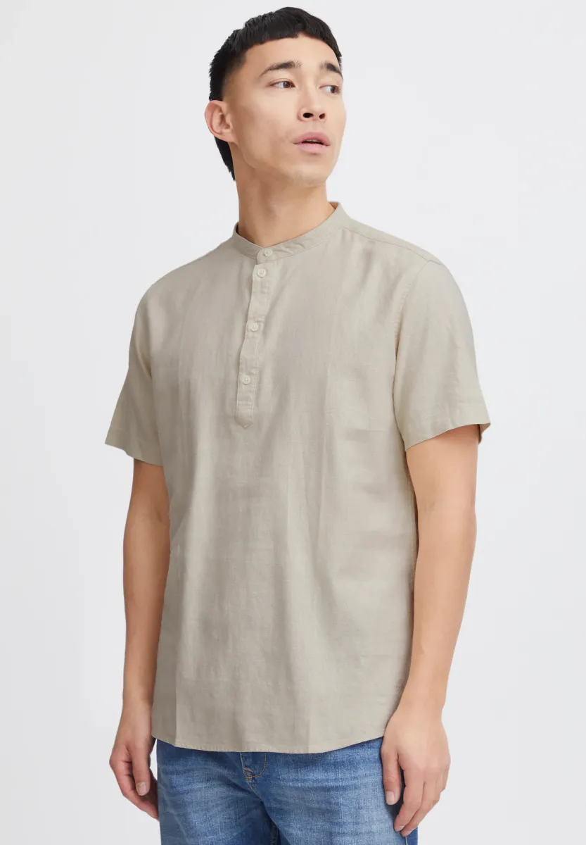 PROCHO LINEN MIX - Hemd - oatmeal