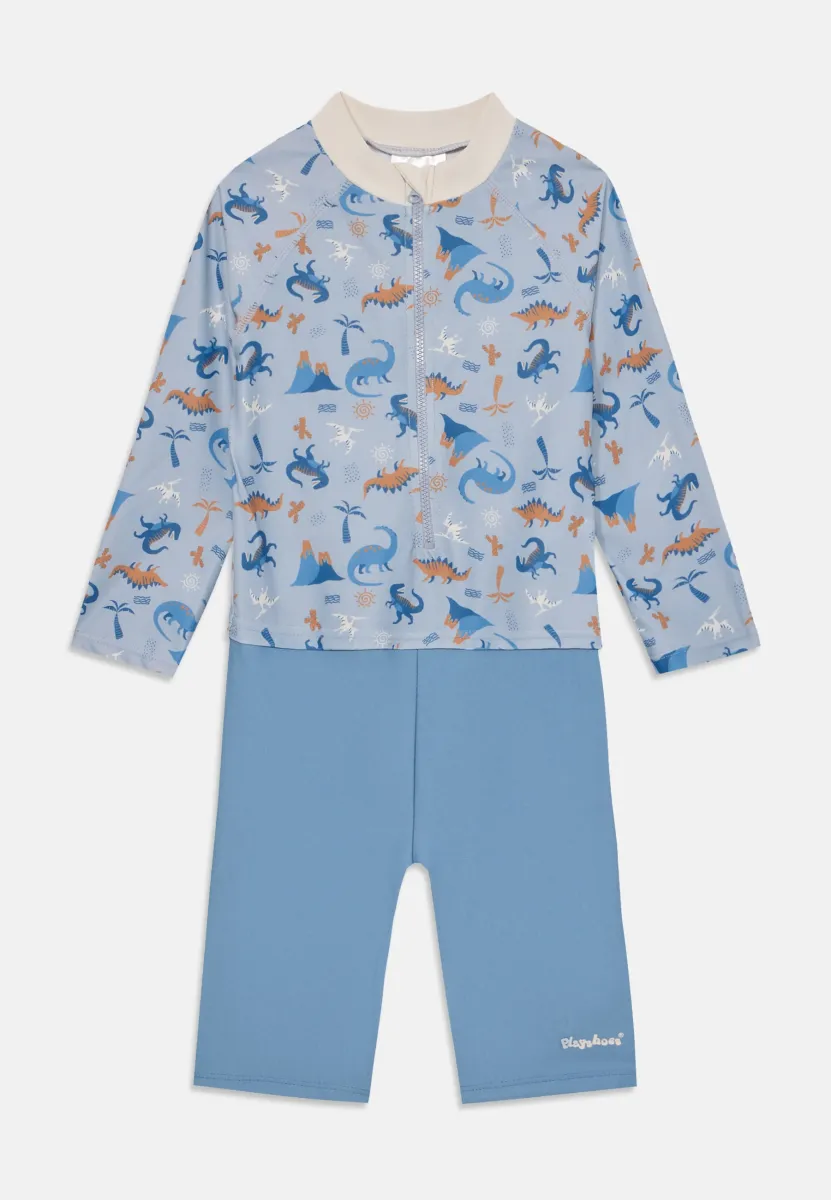 PROTECTION ONE PIECE DINO ALL OVER - Badeanzug - blue