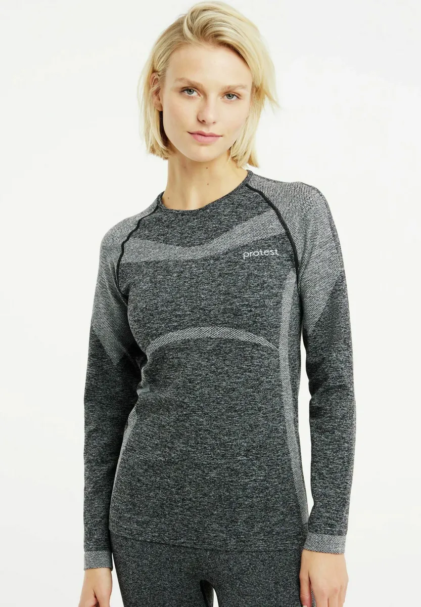 PRTKOMBU - Langarmshirt - dark grey melee