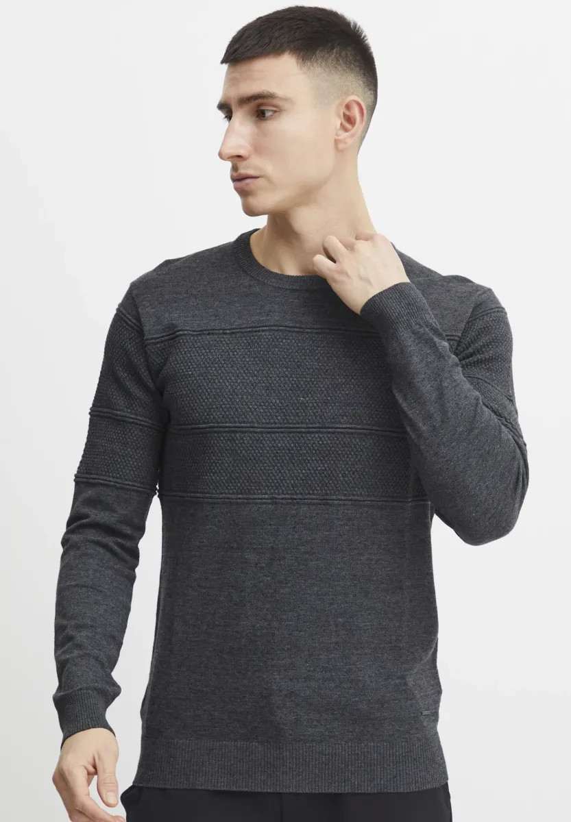 PRYannis - Strickpullover - dark grey melange