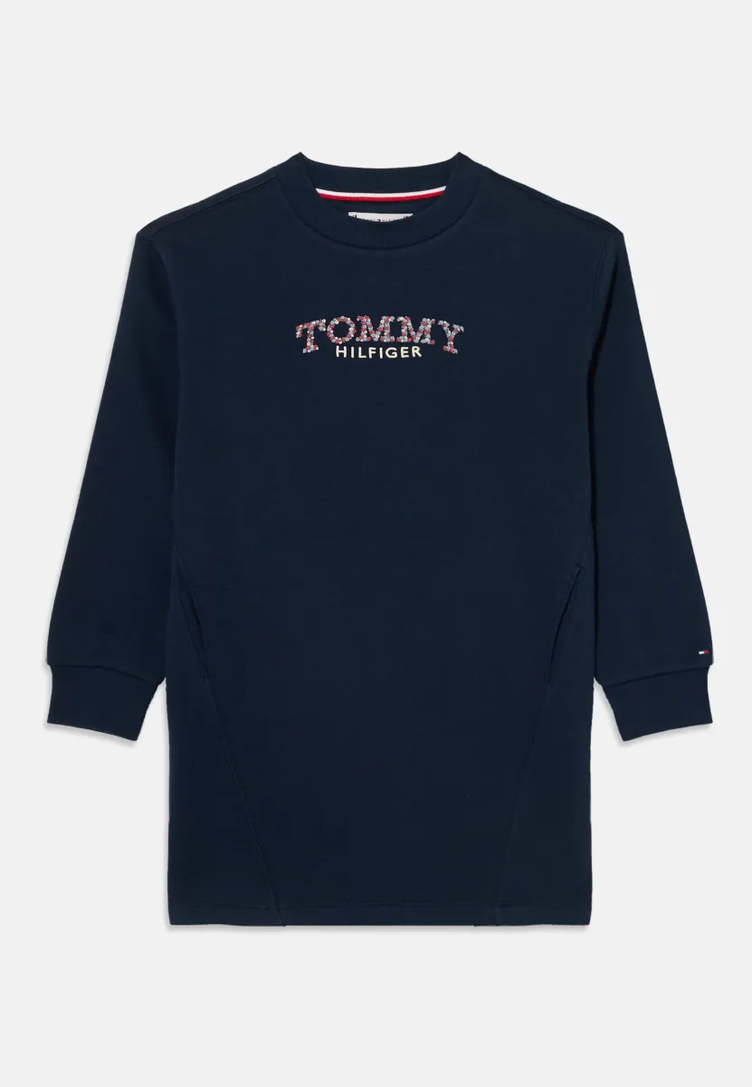 PUFF FLOWER - Freizeitkleid - dark night navy