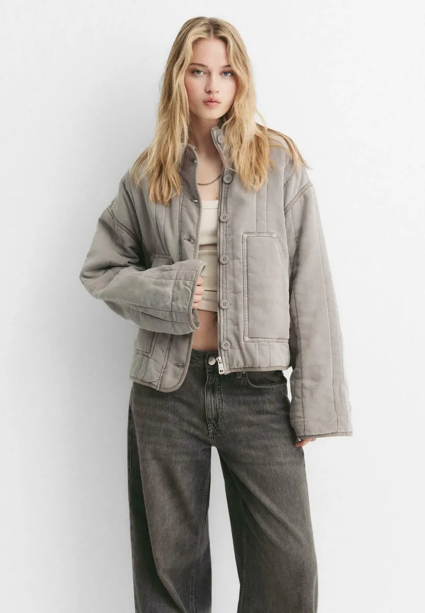 PUFFER - Übergangsjacke - light grey