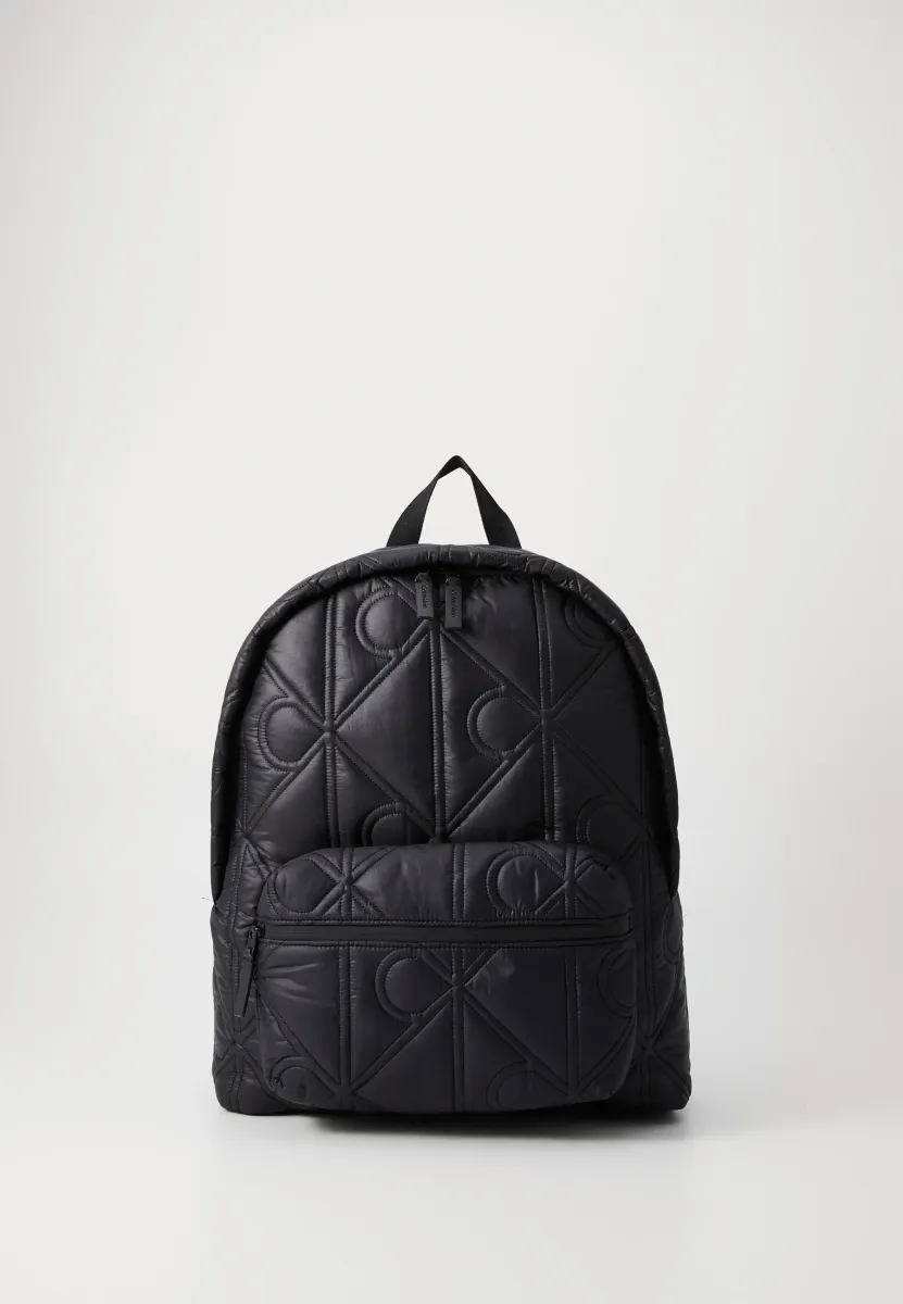 PUFFER EMBLEM - Tagesrucksack - black