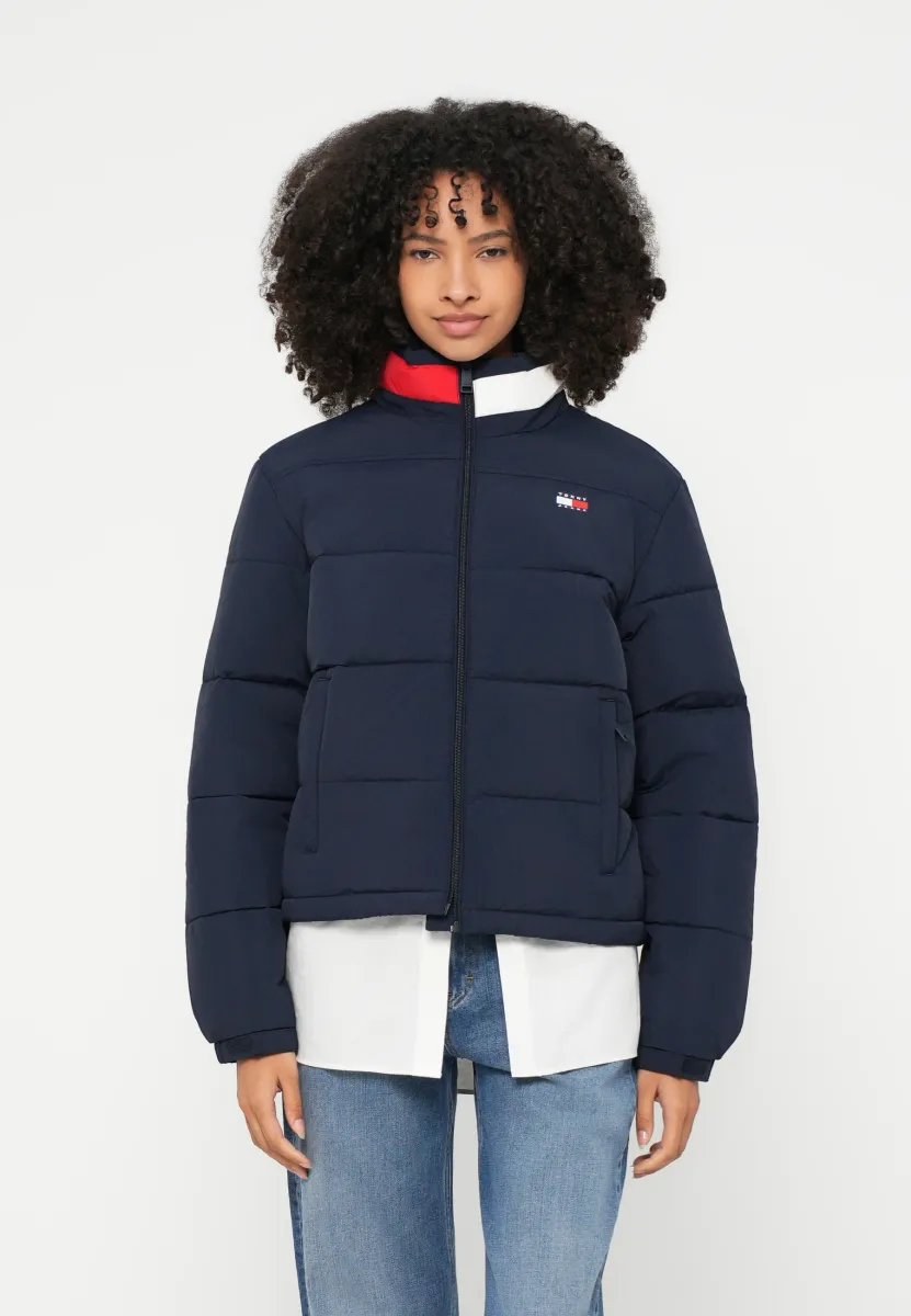 PUFFER FLAG JACKET - Winterjacke - dark night navy