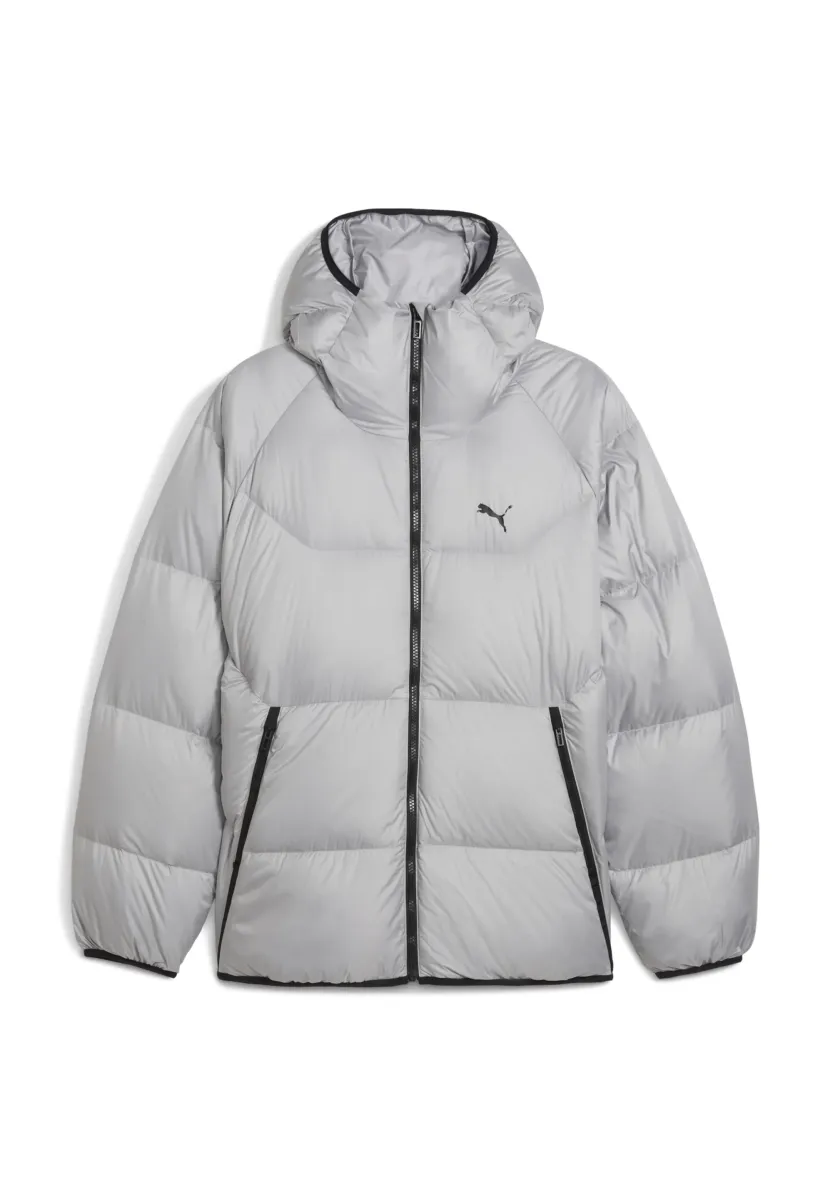 PUFFER MIT KAPUZE - Daunenjacke - gray echo