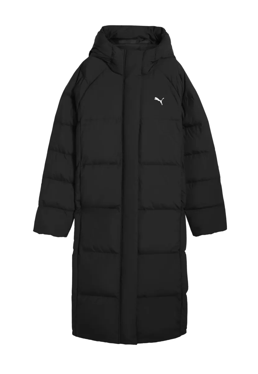 PUFFER MIT KAPUZE - Daunenmantel - black
