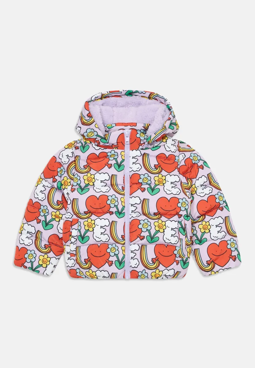 PUFFER UNISEX - Winterjacke - lilac/multi coloured