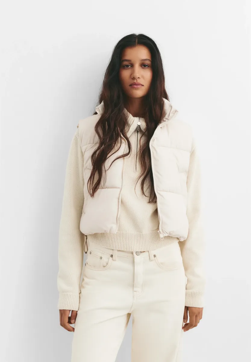 PUFFER - Weste - beige