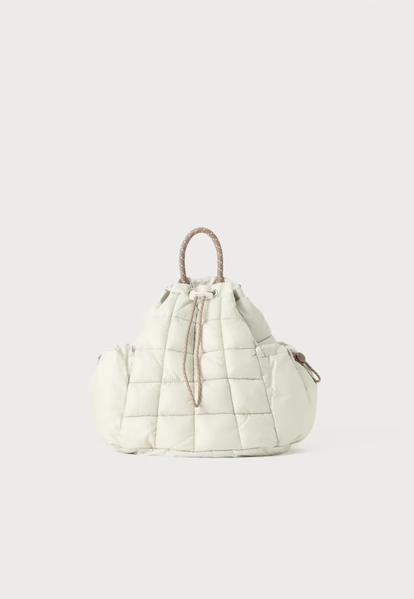 PUFFLE MINI - Tourenrucksack - light bone/mink brown