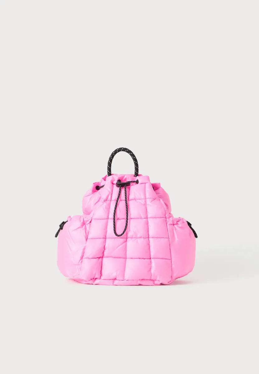 PUFFLE MINI - Tourenrucksack - pink/black