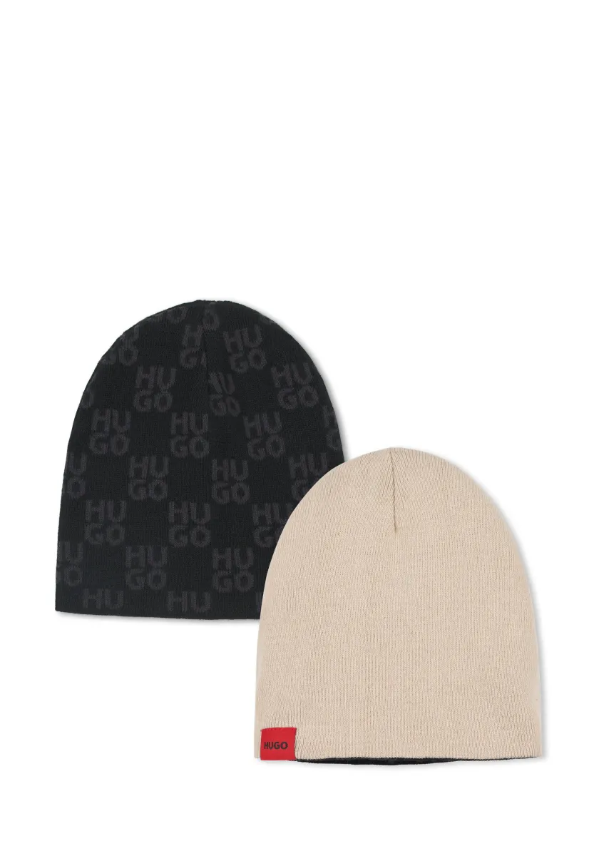 PULL ON 2PACK - Mütze - black