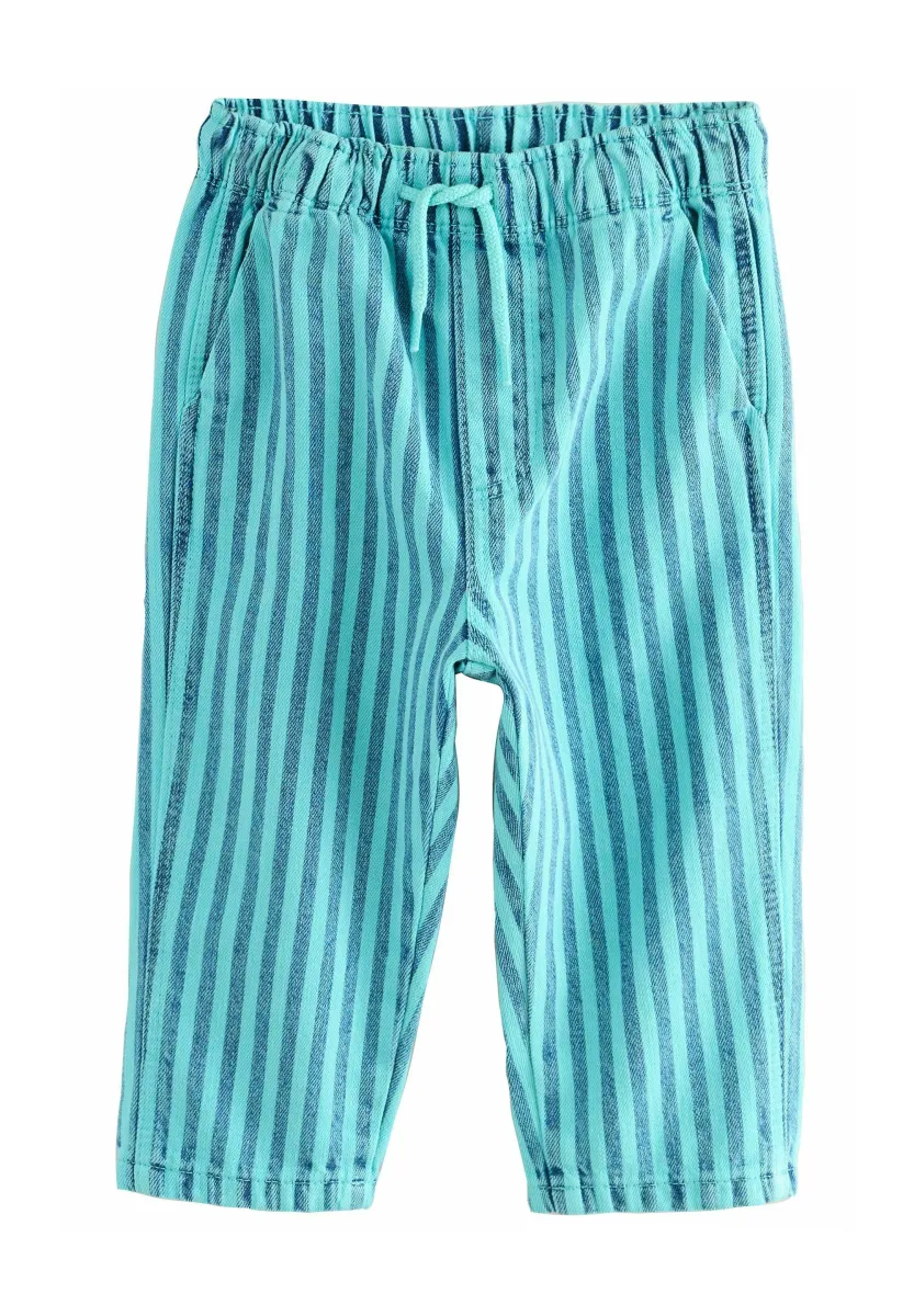 PULL ON LIGHTWEIGHT - Jeans Relaxed Fit - blue stripe denim