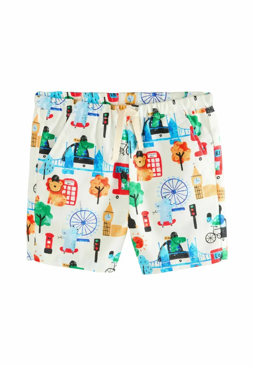 PULL-ON REGULAR FIT - Shorts - london print
